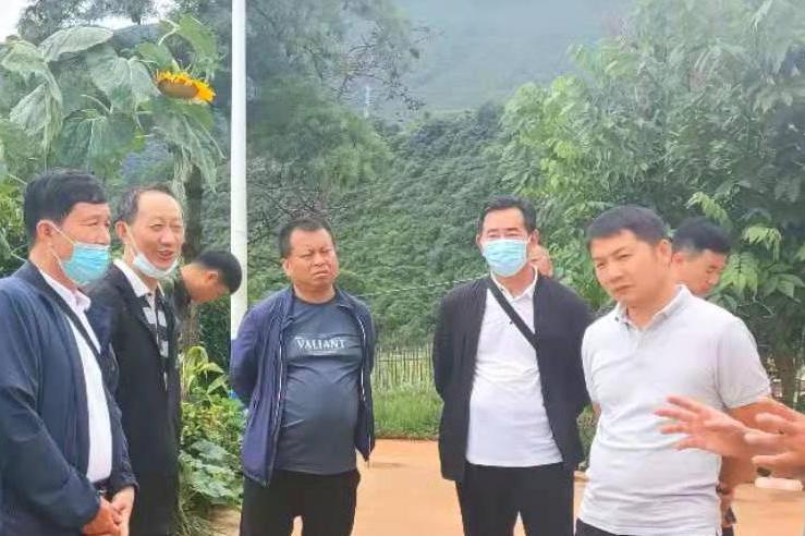 迎宜良县城管局、环卫站等部门考察学习我司承建的生活垃圾热解站