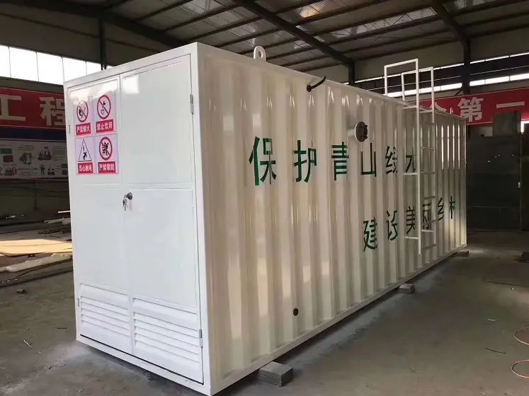 一体化集装箱污水处理设备原理与工程案例