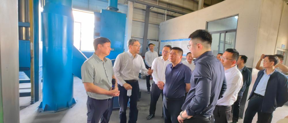 省住建厅厅长一行调研组赴元谋县老城乡  考察我司承建的国家级农村垃圾处理试点