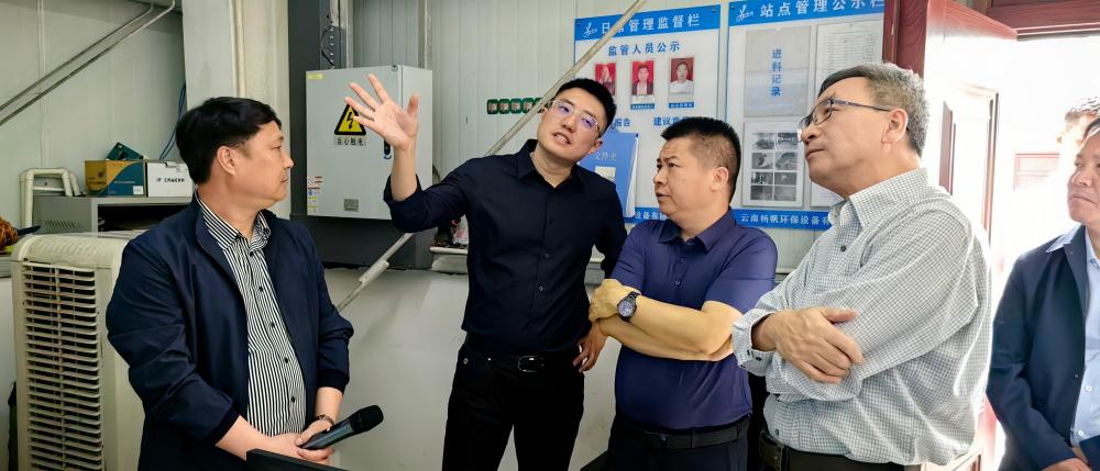 省住建厅厅长一行调研组赴元谋县老城乡  考察我司承建的国家级农村垃圾处理试点